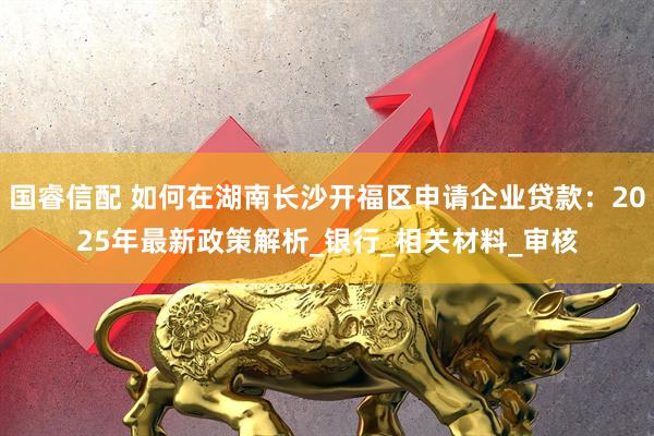 国睿信配 如何在湖南长沙开福区申请企业贷款：2025年最新政策解析_银行_相关材料_审核